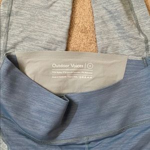 Outdoors voices cropped leggings